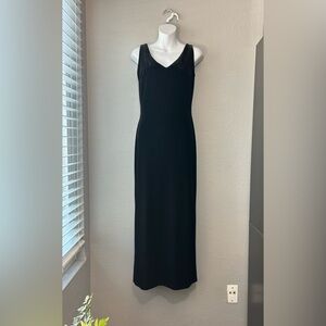 Vintage Silvergate Velvet Maxi Dress Medium Event Witchy 90S Whimsigoth Black